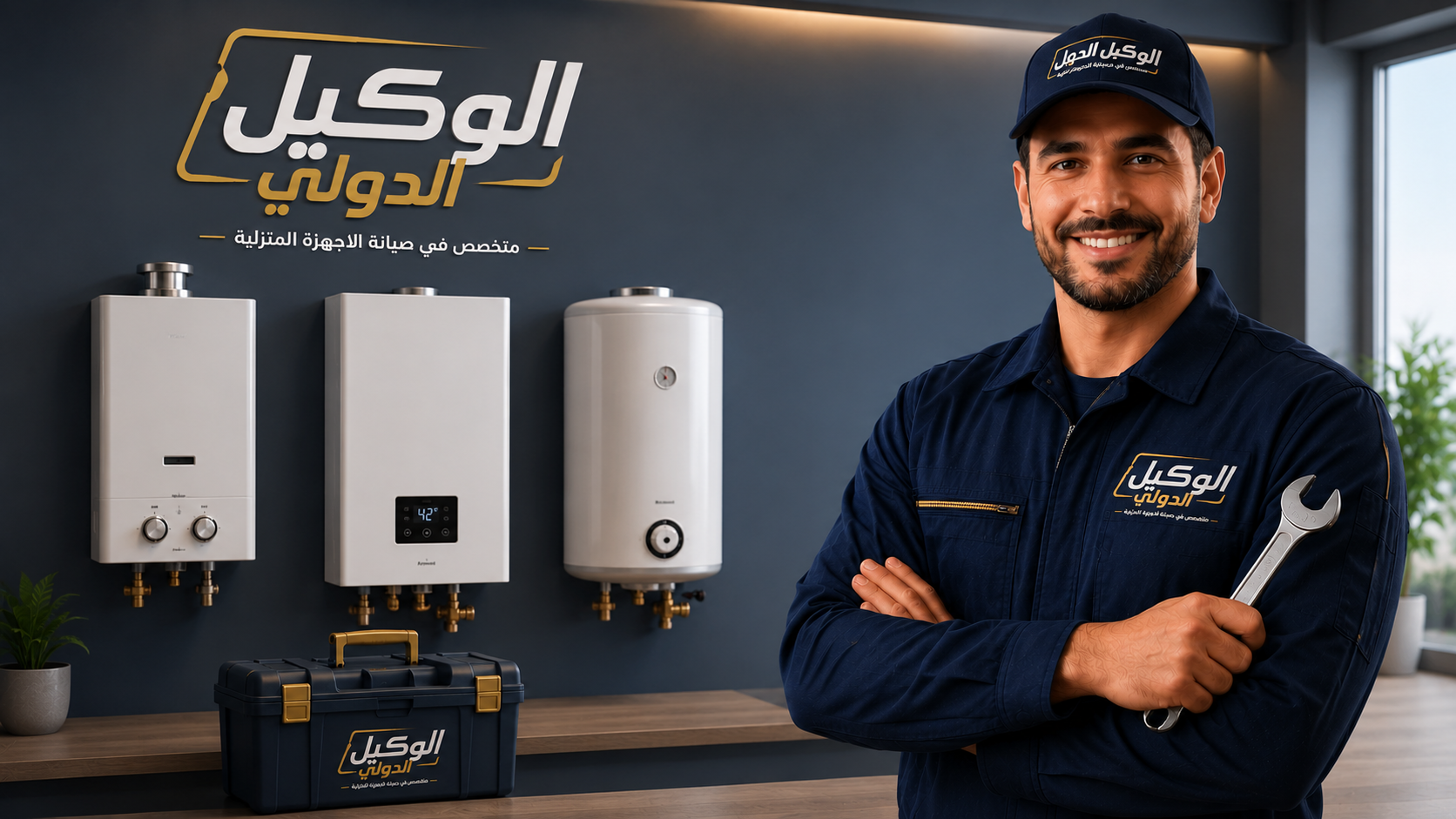 الوكيل الدولي لصيانة السخانات الغاز والفوري والكهرباء
