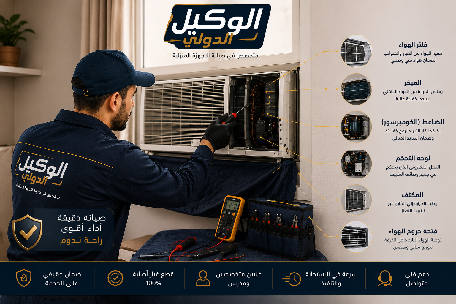 صيانة تكييف شباك في القاهرة والجيزة