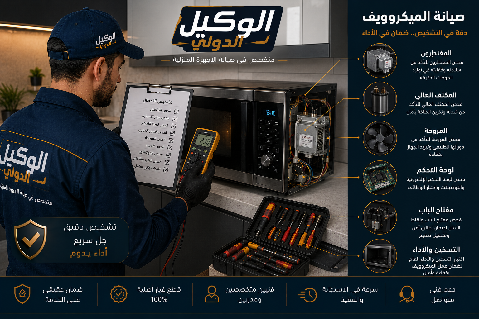 صيانة ميكروويف ضمن خدمات أجهزة الطهي